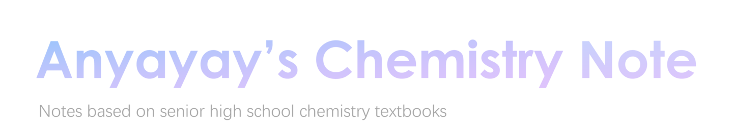 Anyayay's Chemistry Note
